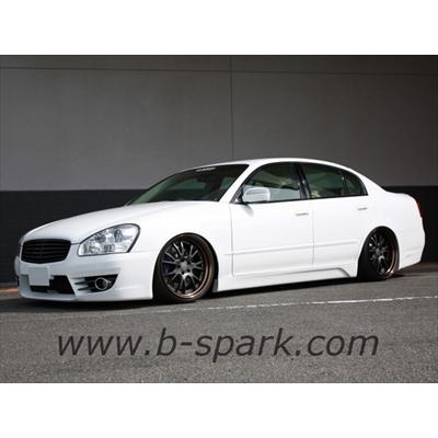 シーマF50 フロントバンパー(ナンバーベース + ネット) 塗装取付込  