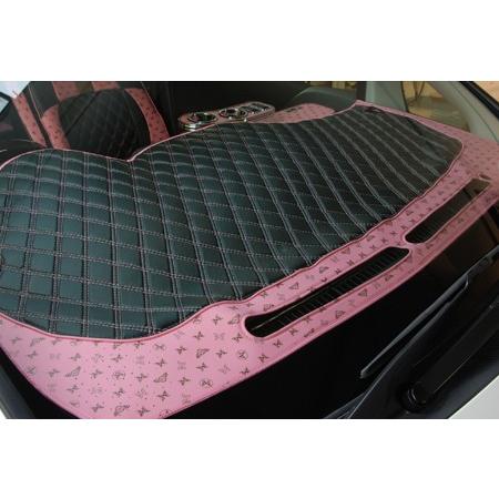 フィット Ge6 9 H19 10 モノグラムダッシュマット モノグラムダッシュマット オートライトセンサー 無用 通販 カラー モノグラムピンクｘブラック エアロ カスタムパーツのtoptuner その他内装用品 Ge6 9 格安saleスタート高評価
