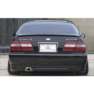 シーマ Y33 リアハーフスポイラー 塗装取付込 : エアロ.カスタムパーツ