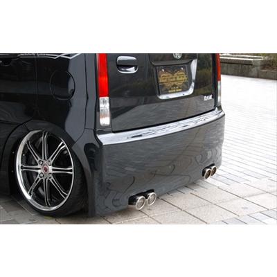 ムーブカスタム L175 リアバンパースポイラー(左カバー付) 塗装済み 