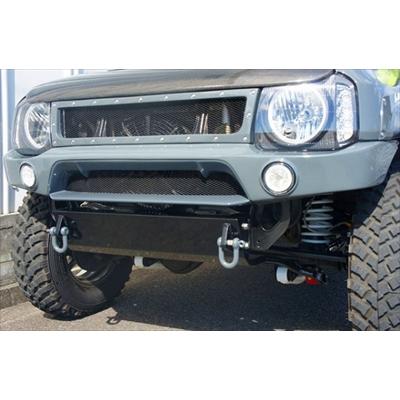 ジムニー JB23 CSTフロントバンパー FRP製 黒ゲル仕上げ