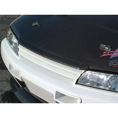 BNR32 GT-R FRP ボンネットフードトップモール 紫系 R32 GTR フードトップモール FRP 塗装取付込 : エアロ.カスタムパーツ