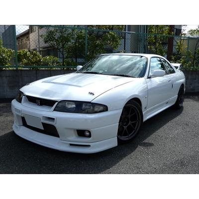 BCNR33　スカイライン　GTR　フロントリップスポイラー　中古 R33 GTR フロントリップスポイラー タイプ1 FRP 塗装済み : エアロ
