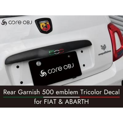 ABARTH 595/695 core OBJ リアガーニッシュ 500エンブレム