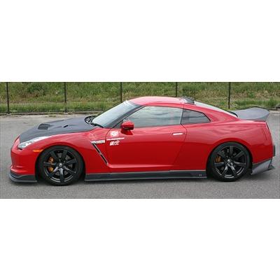 GT-R R35 2007-2010 BottomLine サイドステップ ALL カーボン製 艶消し