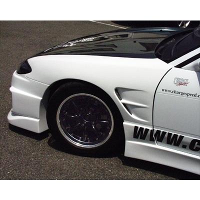 180SX（S15顔） D-1 スタイル ベント フェンダー 片側20mmワイド