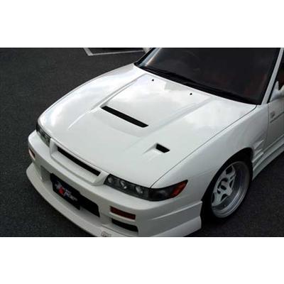 S13 ボンネット（CRP）ダクト付 塗装取付込 : エアロ.カスタム