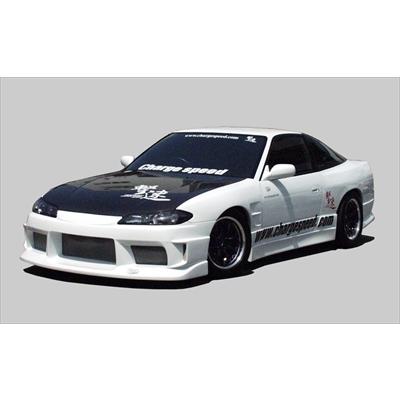 S13（S15顔） ボンネットカーボン製（S15用） クリア塗装済み : エアロ