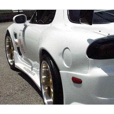 FD3S リアフェンダー 片側50mmワイド 塗装済み : エアロ.カスタム