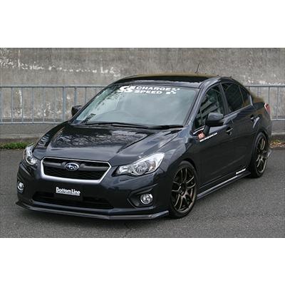 【2/21までのお値下げ】インプレッサエアロパーツ サイドボトムライン※未塗装 インプレッサ G4 GJ# A/B ボトムライン 3点セット (フロント/サイド