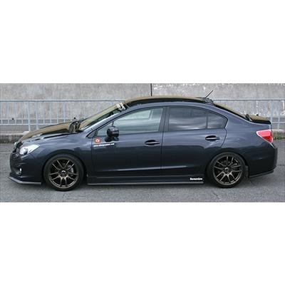 インプレッサ G4 GJ# A/B サイドボトムライン 純正サイドステップ装着