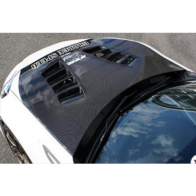 BRZ ZC6 ボンネット ダクト付 カーボン製 クリア塗装済み : エアロ
