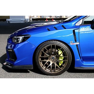 スバル/WRX(VA系) フロントフェンダー (社外ガーニッシュ付) VA WRX STI/S4 フロントフェンダー ダクト付 ノーマルサイズ +