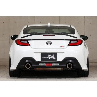 ZN8 GR86 トランクスポイラー 平織カーボン クリア塗装済 : エアロ