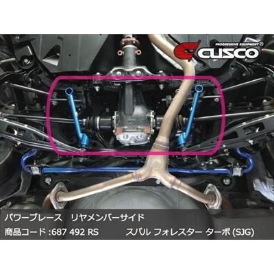 cusuco パワーブレースリヤメンバーサイドSUBARU フォレスターSJG用 クスコ フォレスター SJG パワーブレース リヤメンバーサイド