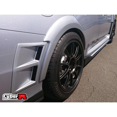 WRX VA型　海外製S209風　オーバーフェンダー WRX S4/STI (VAG/VAB) S209タイプ リア オーバーフェンダー : エアロ