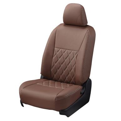 ヴェゼル Ru1 Ru2 18 2 シートカバー ダイヤ ブラウン アイボリーステッチ エアロ カスタムパーツのtoptuner 通販 Paypayモール