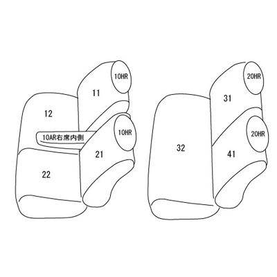 楽天3年連続年間1位 B6AW サクラ シートカバー エアー ブラック