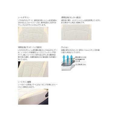 【日本限定モデル】 アトレー デッキバン S700W / S710W シートカバー エアー タンベージュ