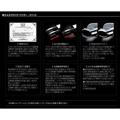 ギャルソン アルファード 20系 DAD ZXエアロ専用 LUG POWER ギャルソン アルファード 20系 DAD ZXエアロ専用 LUG POWER
