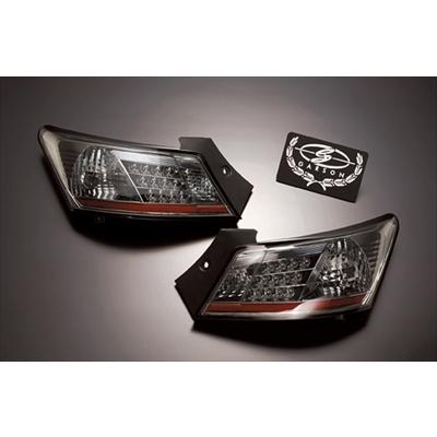 ギャルソン bB QNC2# クリスタル＆レッドテールレンズ LED スモーク 
