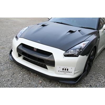 R35 GT-R フロントリップスポイラー FRP製 塗装取付込 : エアロ