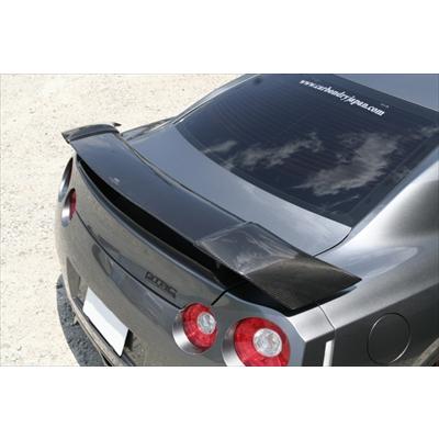 R35 GT-R リアウイング FRP製 塗装取付込 : エアロ.カスタムパーツの