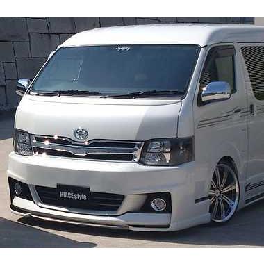 ハイエース 200系 ワイドボディ EXIST FRONT BUNPER SPOILER ＆ LIP 3