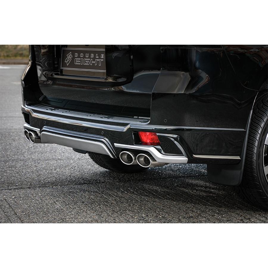 ランドクルーザー プラド 150系 後期 Double Eight オーバル4本出しマフラーサイレントver Kdss搭載車用 エアロ カスタムパーツのtoptuner 通販 Paypayモール