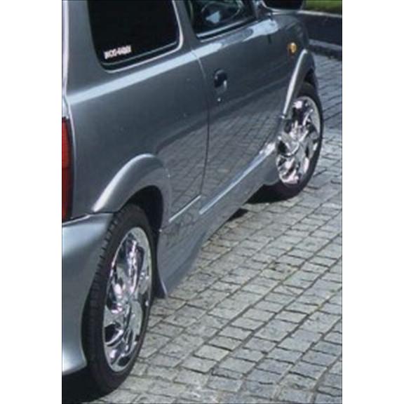 マーチ(K11) 後期 オーバーフェンダー : エアロ.カスタムパーツの  