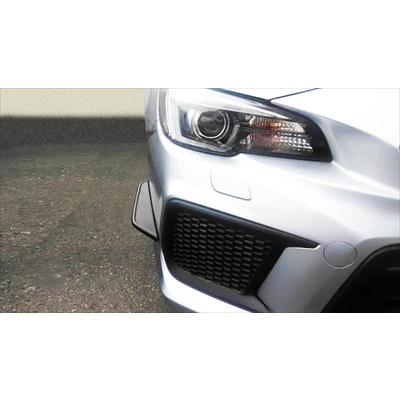VA WRX STI/S4 D型〜 フロントバンパーカナード(後期用) 塗装取付込