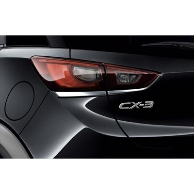 CX-3 DK5FW/DK5AW M-package リアコンビガーニッシュ メッキ 取付込 