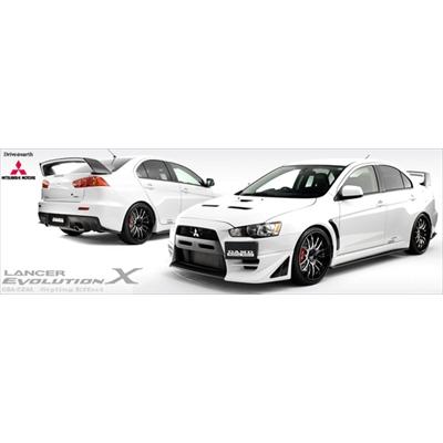 EVO 10 CZ4A リアアンダーエクステンション 塗装済 マットブラック