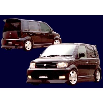 H81 EKワゴン リアバンパー エアロ 社外 ヴォルサージュ 黒 H81W ek WAGON 前期 IMPERIAL リアバンパー 塗装取付込 : エアロ