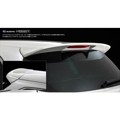 スバルレガシーBR9用カーボン調ルーフスポイラー/未使用品 ◇BR9 レガシーワゴン用 リアルカーボンルーフスポイラー - ユーロ