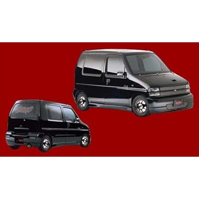 CT/CV WAGON R BLACK×METAL リアバンパー用ビレット : エアロ.カスタム 