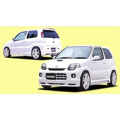 HN11S.21S Kei 前期 EVOLUTION フロントハーフスポイラー 塗装取付込