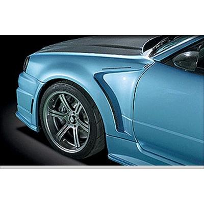 スカイライン GT-R BNR34 Front Aero Fender (リア側インナー 一体