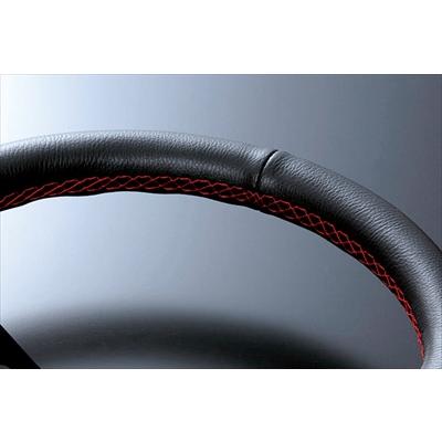 ステアリング D1 SPEC DEEP 70 33Φ レッドステッチ : エアロ