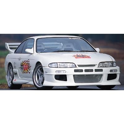 S14 SILVIA 前期 HELL CAT フロントグリルBタイプ(純正交換 S14 SILVIA 前期 HELL CAT フロントグリルBタイプ(純正交換