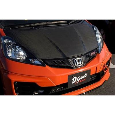 フィット　ge系　gp系 カーボンボンネット フィット GE系 カーボンボンネット(ノーマル形状) 取付込 : エアロ