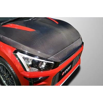 コペン　カーボンノーズガーニッシュ DーSPORT LA400K GR SPORT コペン ノーズガーニッシュ フルカーボン
