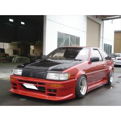 AE86 後期レビン フロントバンパー 塗装取付込 : エアロ.カスタム