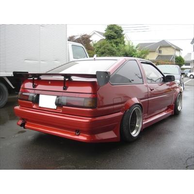 AE86 レビン リヤバンパー 塗装取付込 : エアロ.カスタムパーツの 