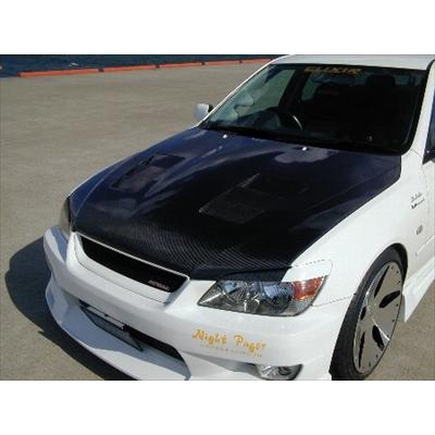 ALTEZZA カーボンボンネット Type2 クリア塗装済み : エアロ.カスタム