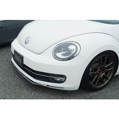 THE BEETLE フロントセンターリップスポイラー ブラックカーボン製(綾織) クリア塗装済み｜toptuner-store｜03