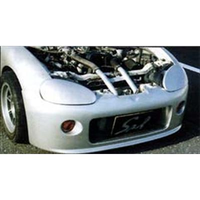 カプチーノ フロントバンパースポイラー Type2 ネット付 塗装済み