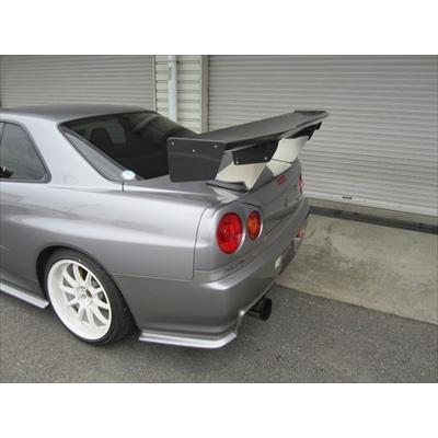 スカイライン GT-R BNR34 GTウィング 052シリーズ ウエットカーボン製 