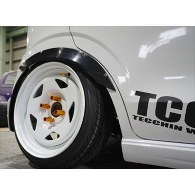 Battle Works 汎用 ビス止めオーバーフェンダー 左右セット SS