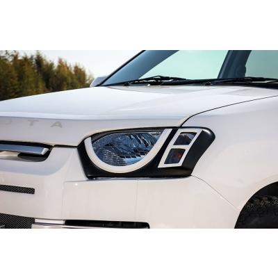 160系 サクシード プロボックス CLS-FOX ヘッドライトカバー 塗り分け